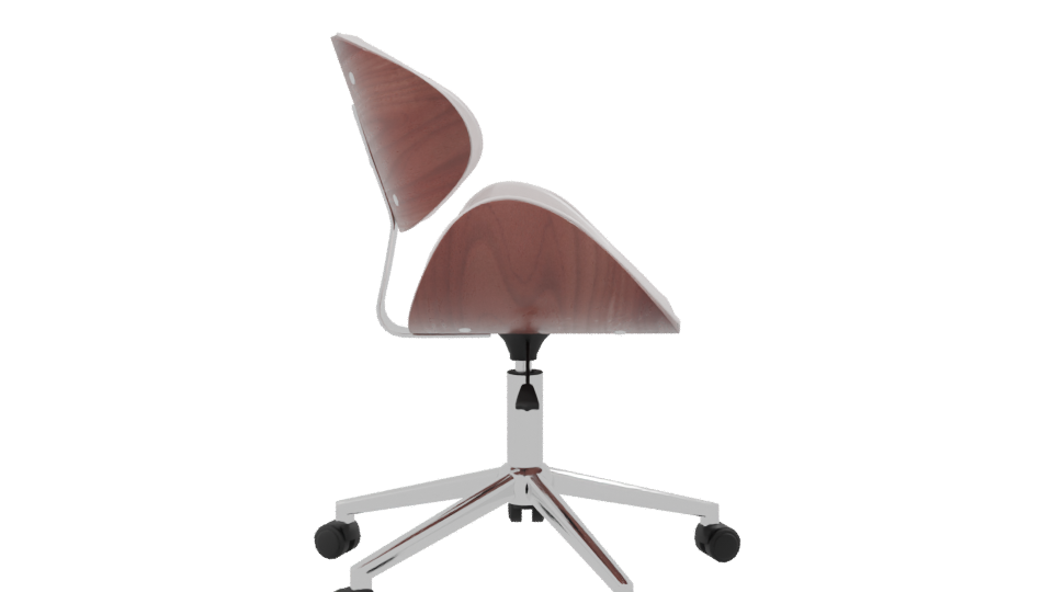 Sleek Modern Office Chair 3D - Professional 3D Model Render 8