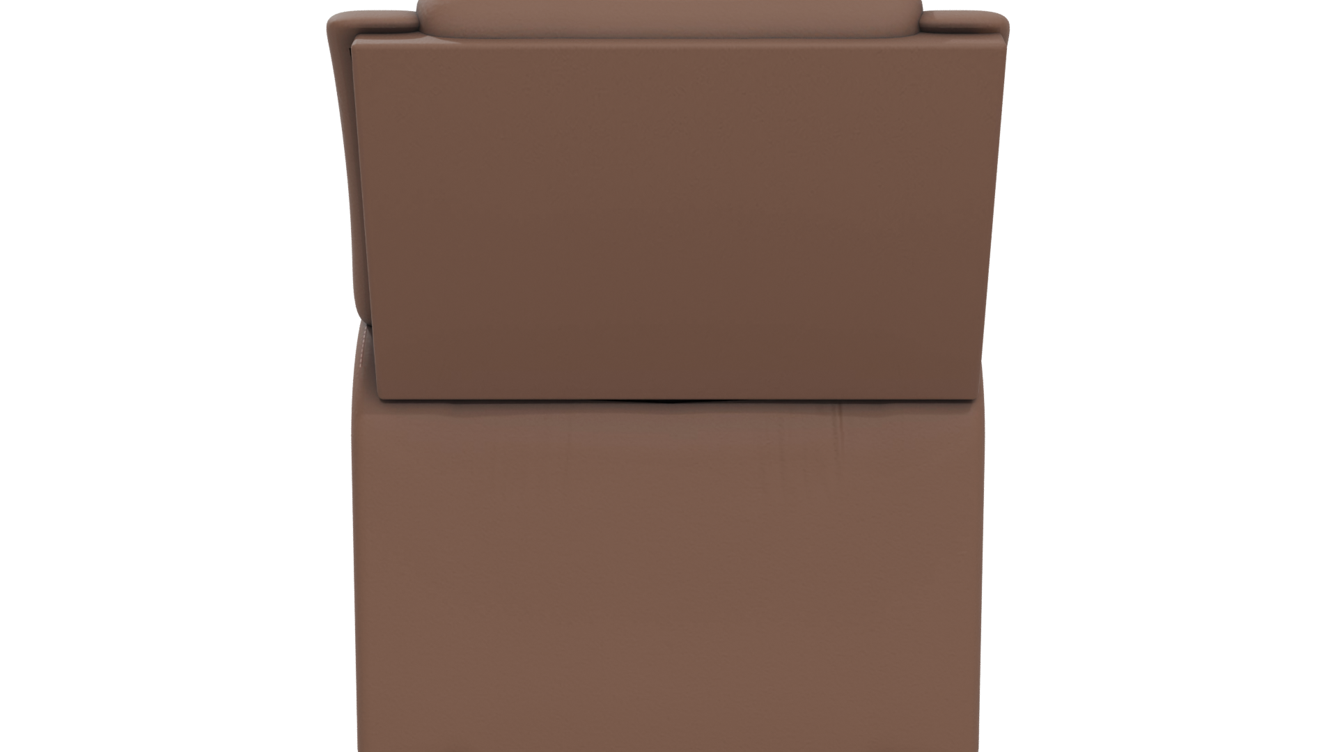 Stylish Brown Recliner Chair 3D - Professional 3D Model Render 5