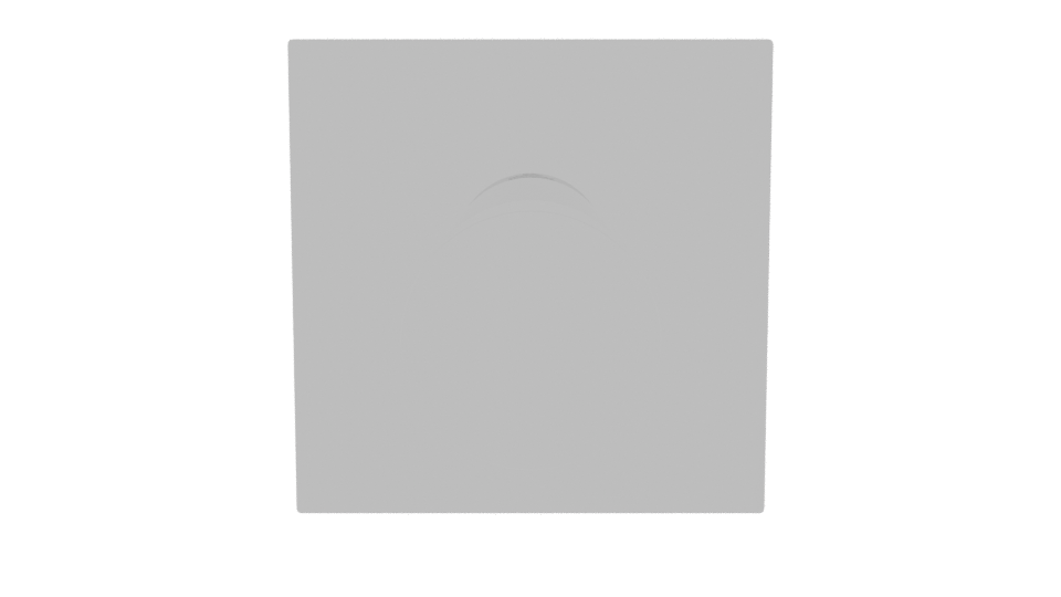 Sleek Modern Wall-Mounted Knob 3D Model - Professional 3D Model Render 11