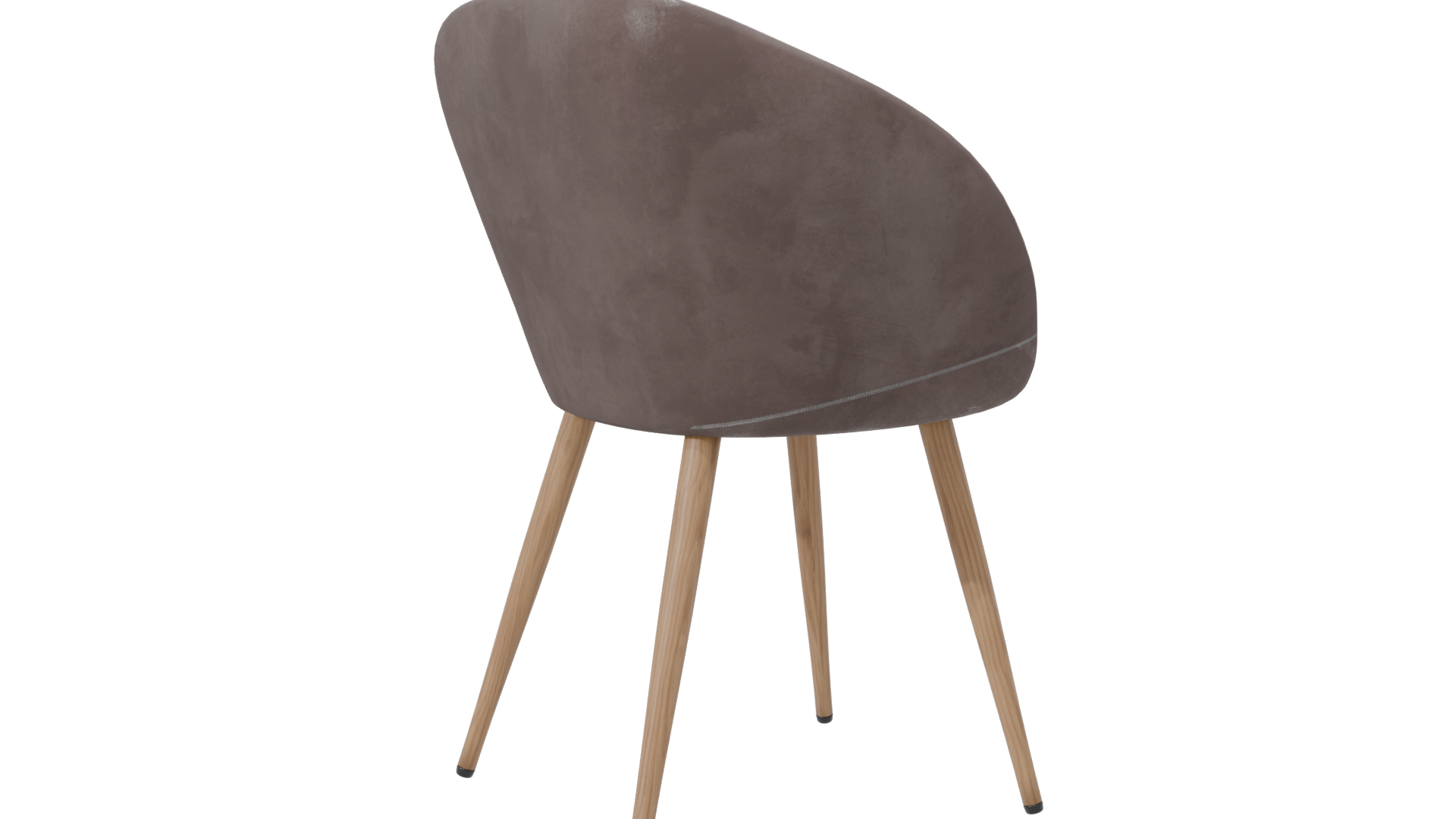 Elegant Modern Fabric Chair 3D Model - Professional 3D Model Render 7