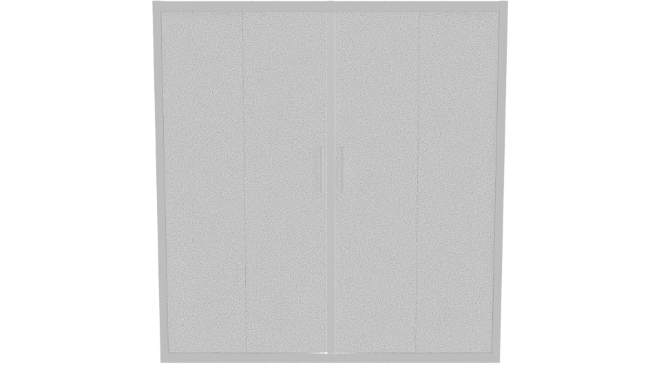 Elegant Glass Shower Door 3D Model - Professional 3D Model Render 11