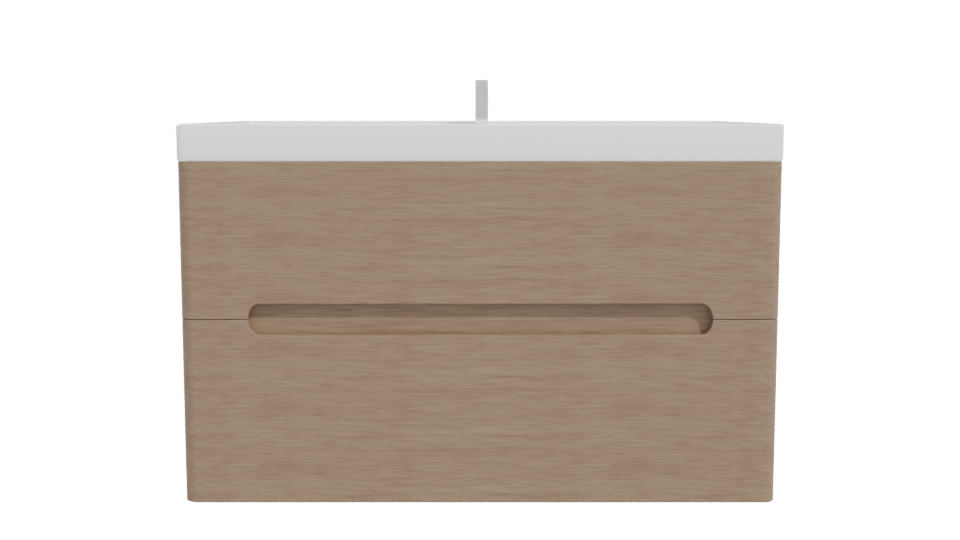 Stylish Modern Freestanding Bathtub 3D Model - Professional 3D Model Render 11