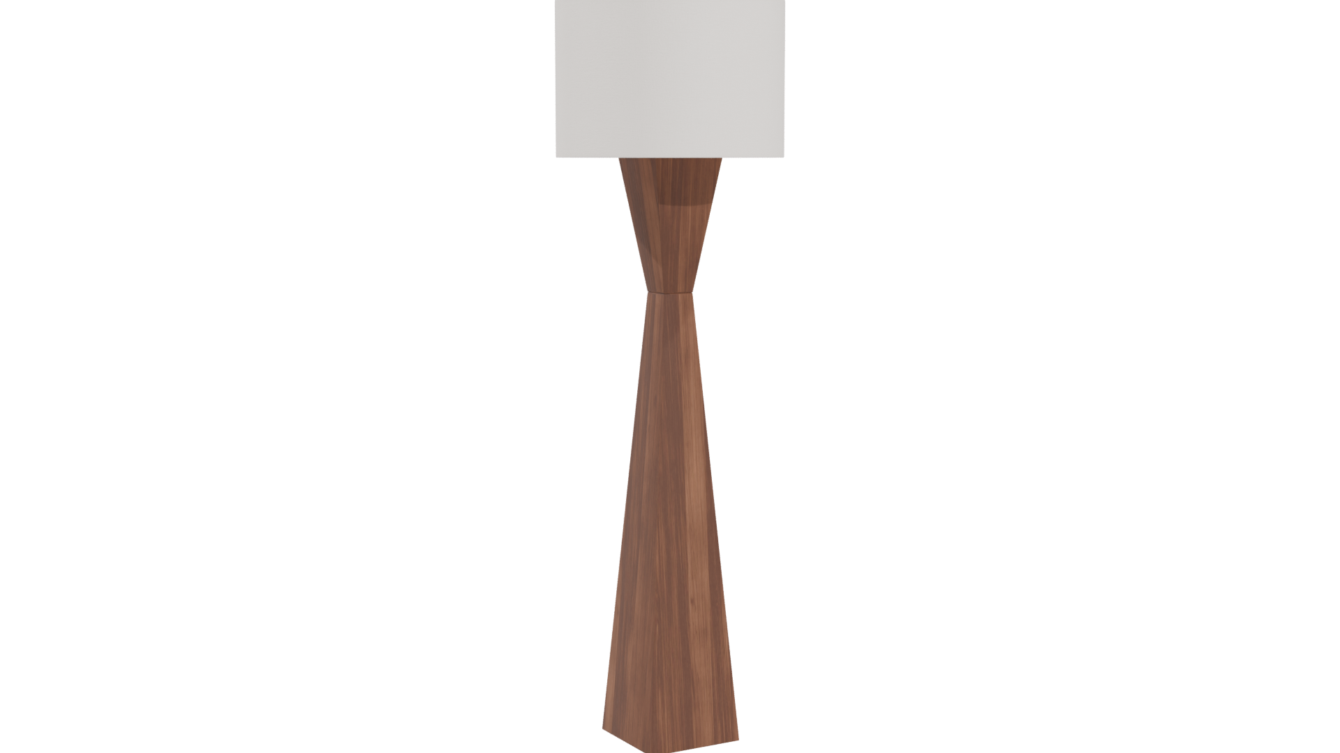 Stylish Wooden Floor Lamp 3D - Professional 3D Model Render 4