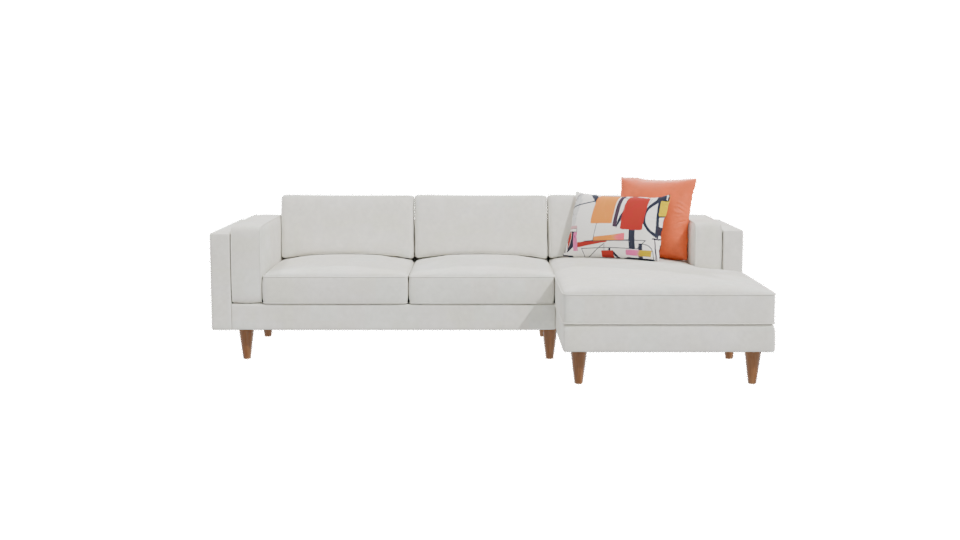 Modern Sectional Sofa 3D Model - Professional 3D Model Render 11