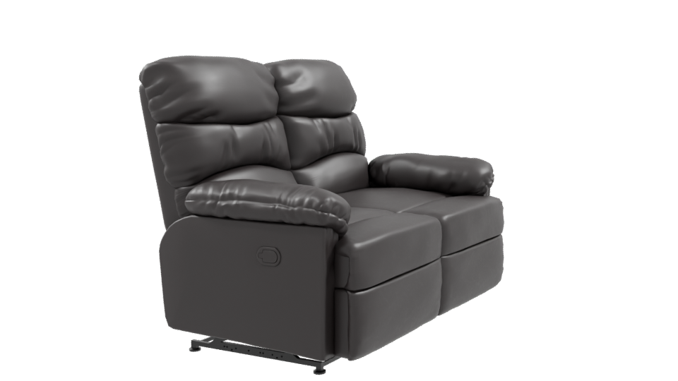 Comfortable Leather Loveseat Model - Professional 3D Model Render 9