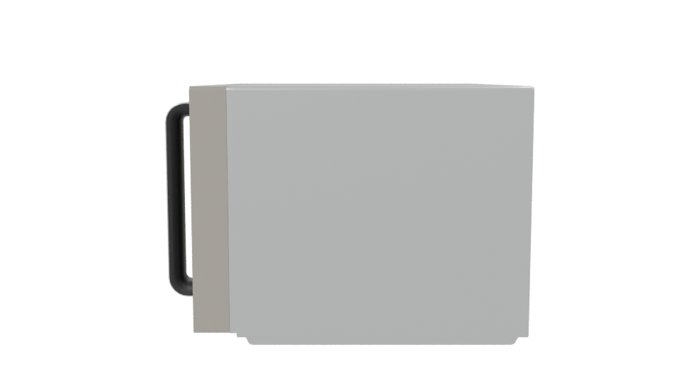 Sleek Microwave Oven 3D Model - Professional 3D Model Render 2