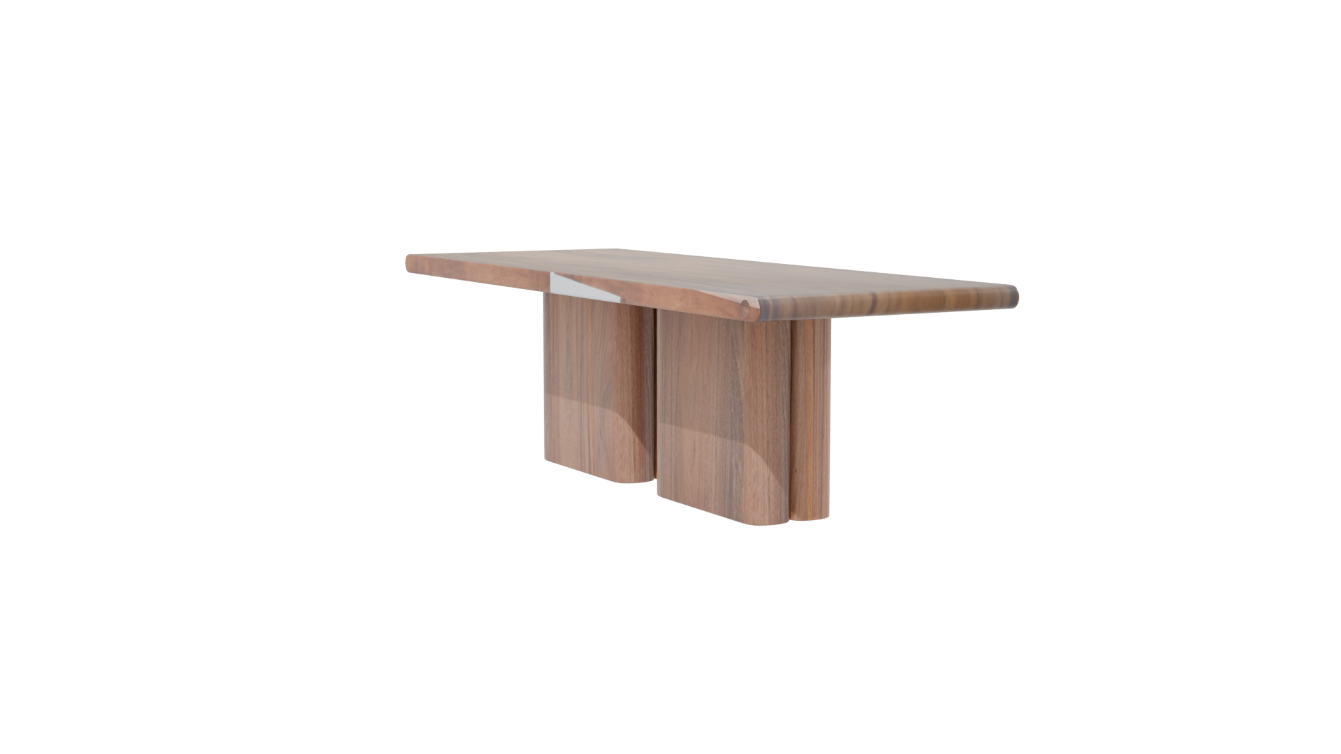 Stylish Wooden Dining Table 3D - Professional 3D Model Render 13