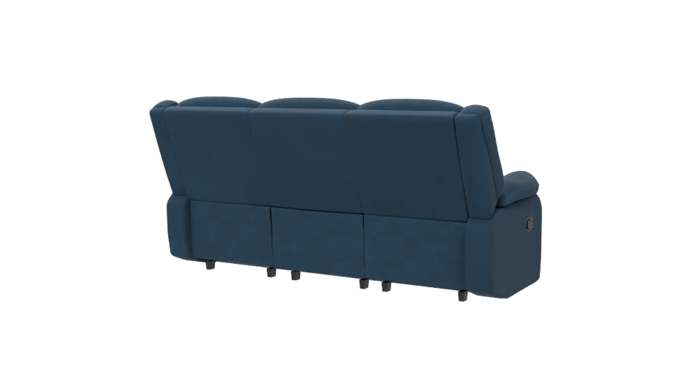 Stylish Reclining Sofa 3D Model - Professional 3D Model Render 6