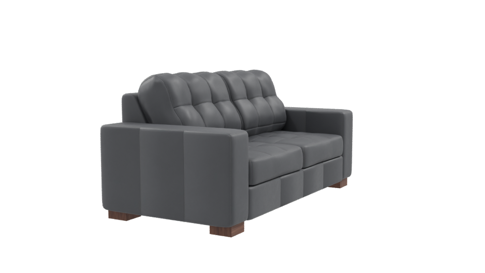 Stylish Modern Upholstered Sofa - Professional 3D Model Render 9