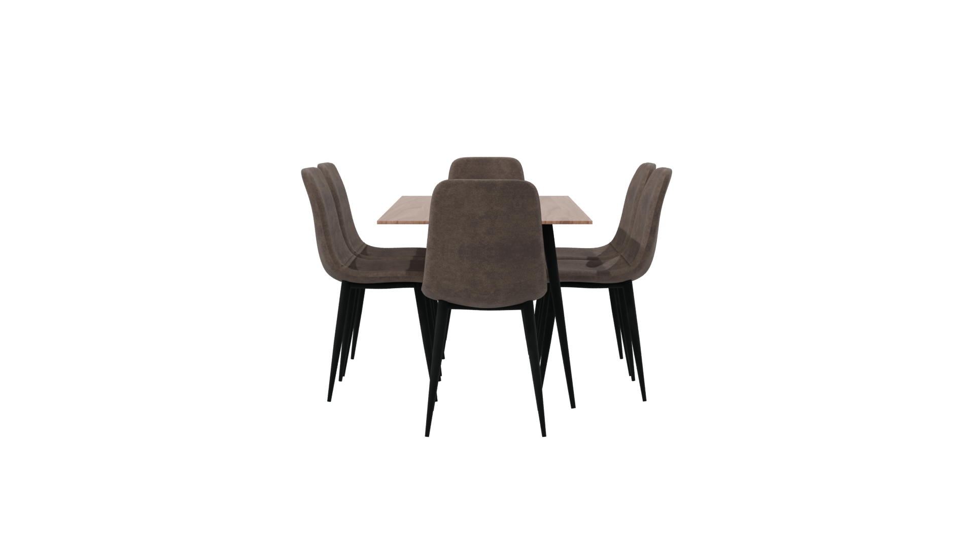 Stylish Modern Dining Set 3D - Professional 3D Model Render 8
