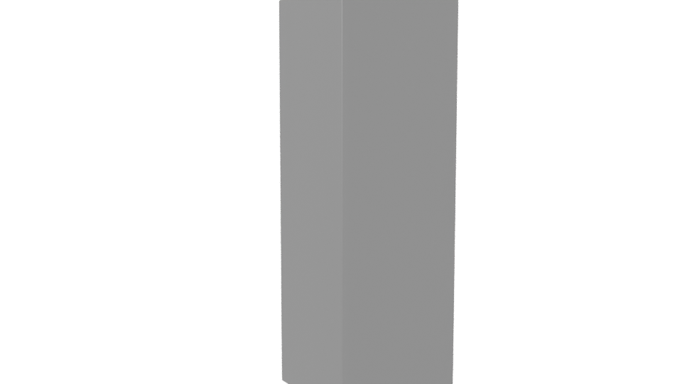 Stylish Dual Door Refrigerator Model - Professional 3D Model Render 7