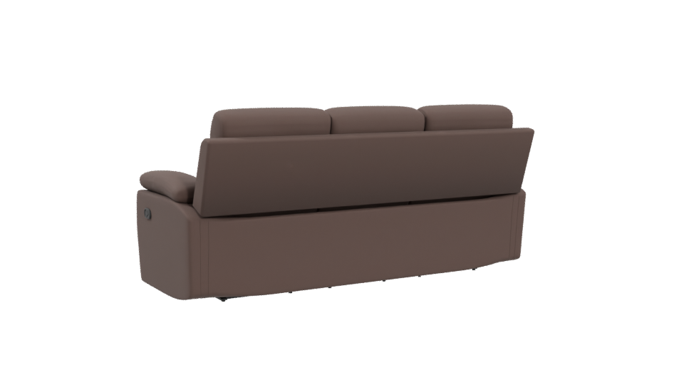 Stylish Leather Sofa 3D Model - Professional 3D Model Render 4