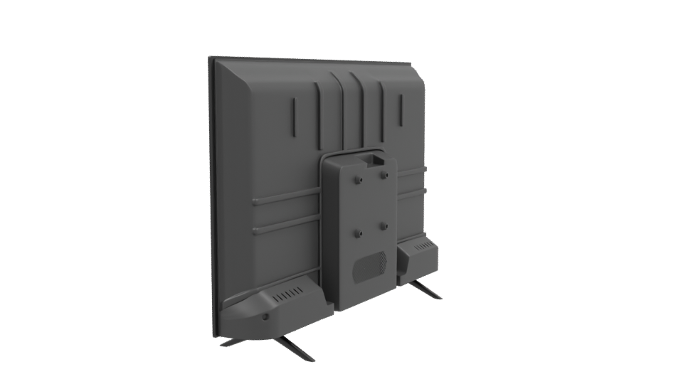 Smart TV 32 HD Google TV Model - Professional 3D Model Render 3