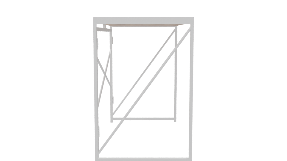 Modern Minimalist Desk 3D Model - Professional 3D Model Render 8