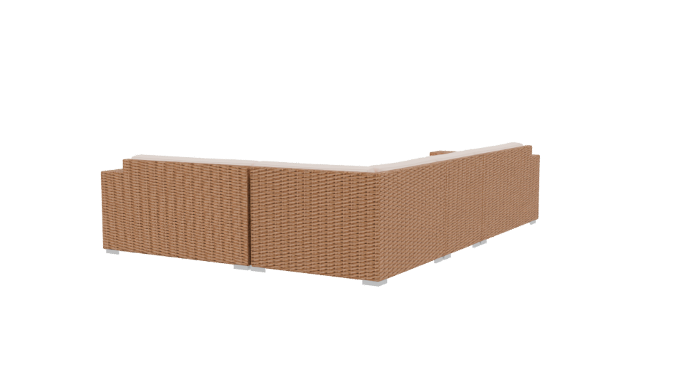 Pucusana Sectional Sofa Model 3D - Professional 3D Model Render 3