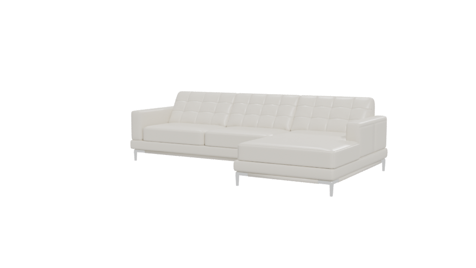 Contemporary Sectional Sofa Model - Professional 3D Model Render 12