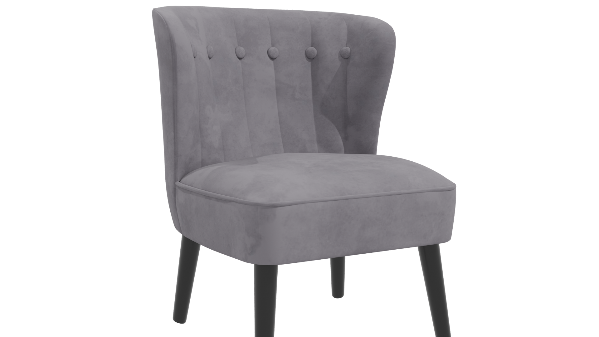 Stylish Upholstered Accent Chair 3D - Professional 3D Model Render 10