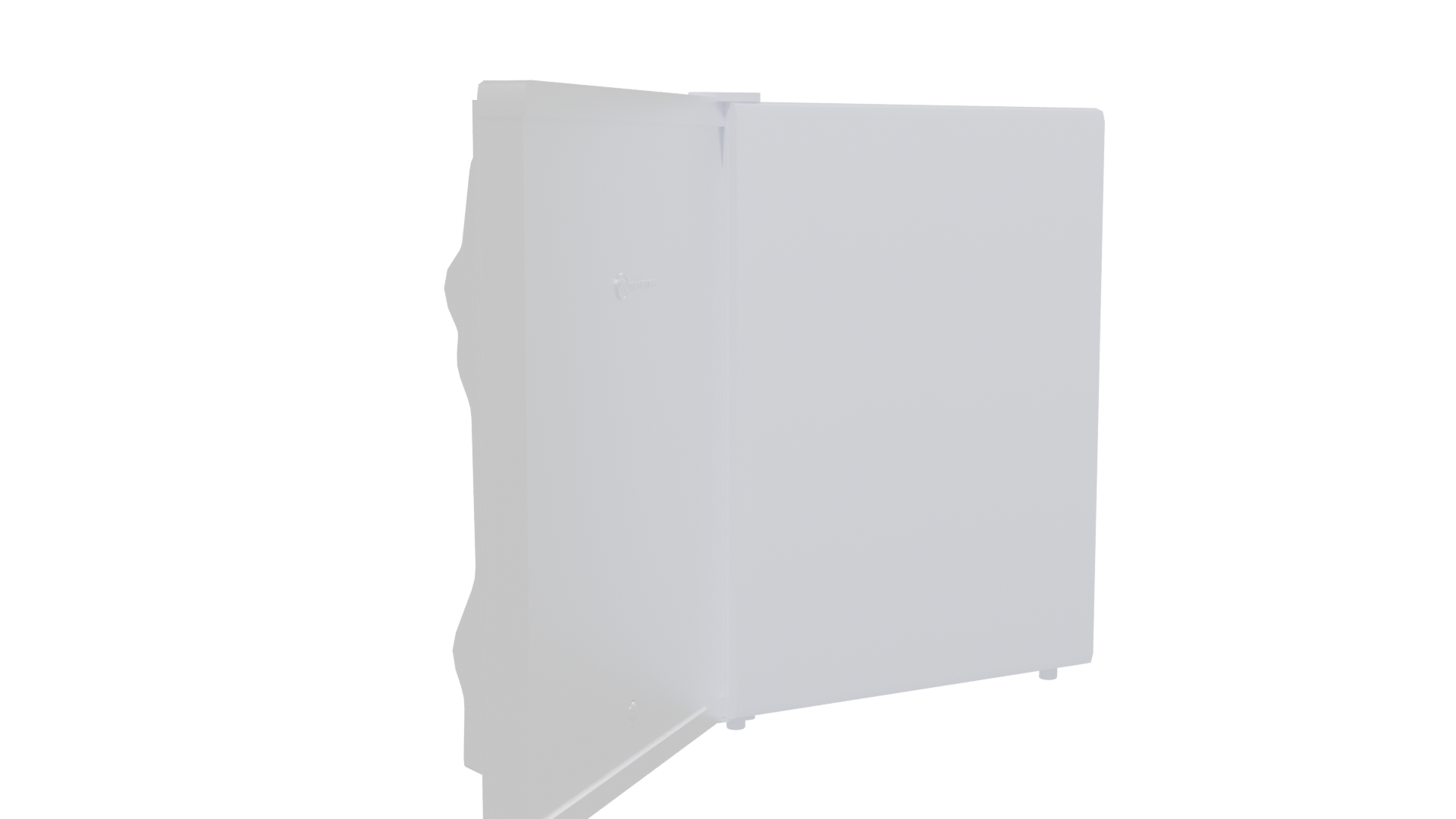 Compact White Refrigerator 3D Model - Professional 3D Model Render 13