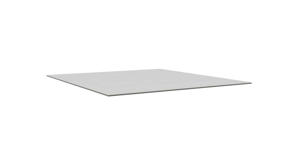 Minimalist Smooth White Floor Panel 3D Model - Professional 3D Model Render 7