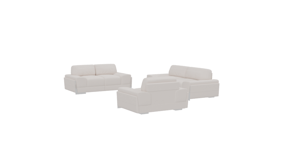 Contemporary Sofa Set 3D Model - Professional 3D Model Render 13