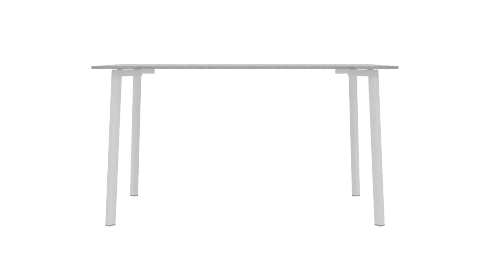 Minimalist Glass Dining Table 3D - Professional 3D Model Render 5