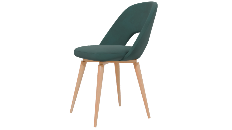 Stylish Modern Dining Chair 3D - Professional 3D Model Render 13