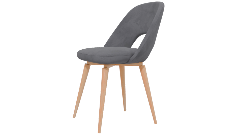 Stylish Modern Dining Chair 3D - Professional 3D Model Render 13