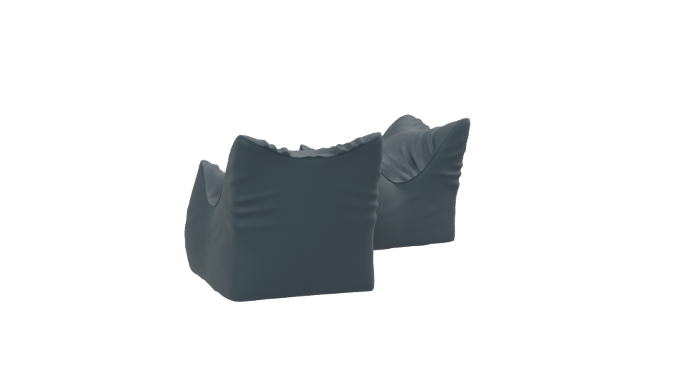 Stylish Bean Bag Chair 3D - Professional 3D Model Render 13