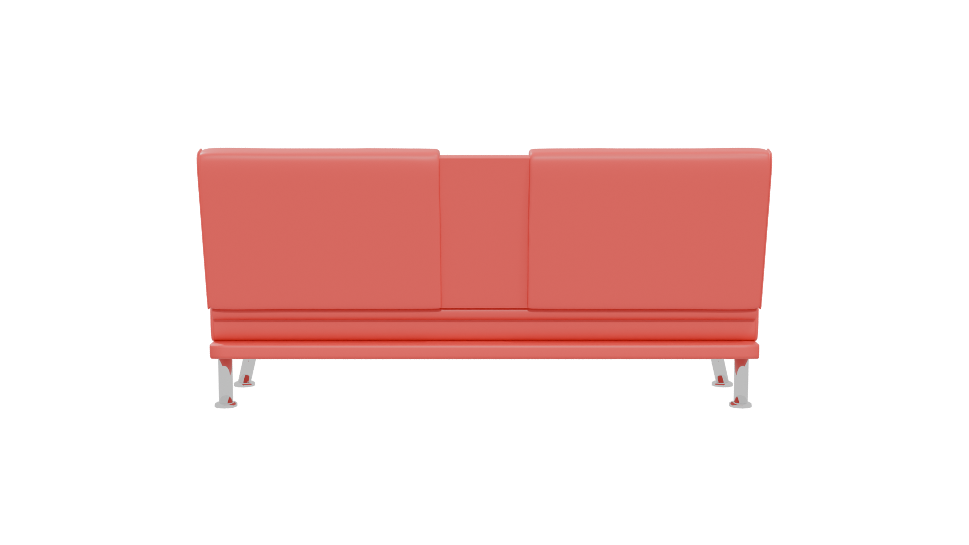 Stylish Sofa with Cup Holders - Professional 3D Model Render 5