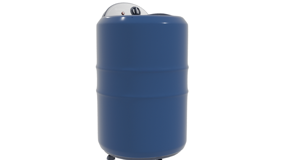 Stylized Industrial Water Tank Model - Professional 3D Model Render 10