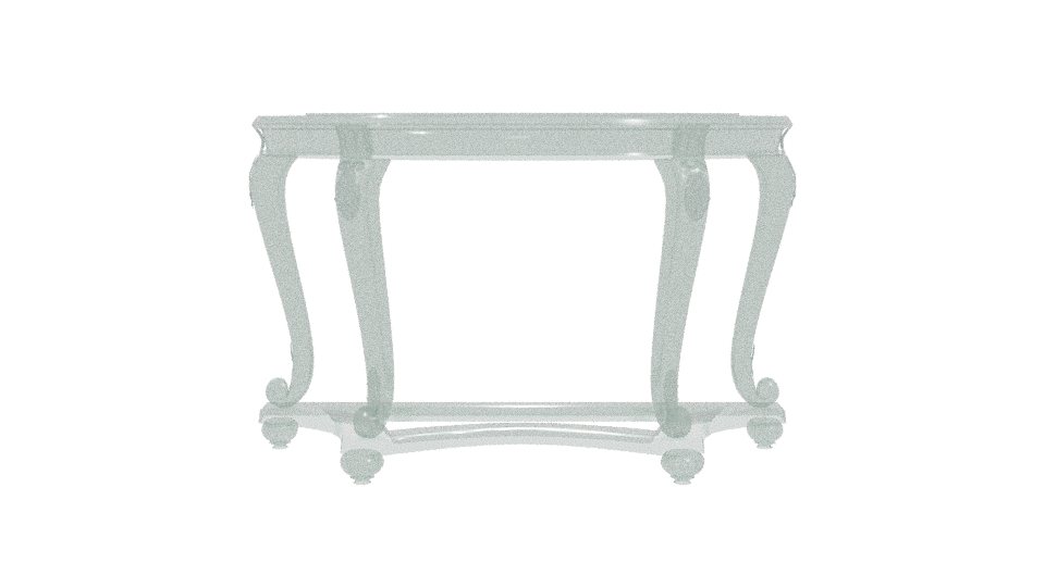 Elegant Vintage Console Table 3D - Professional 3D Model Render 11