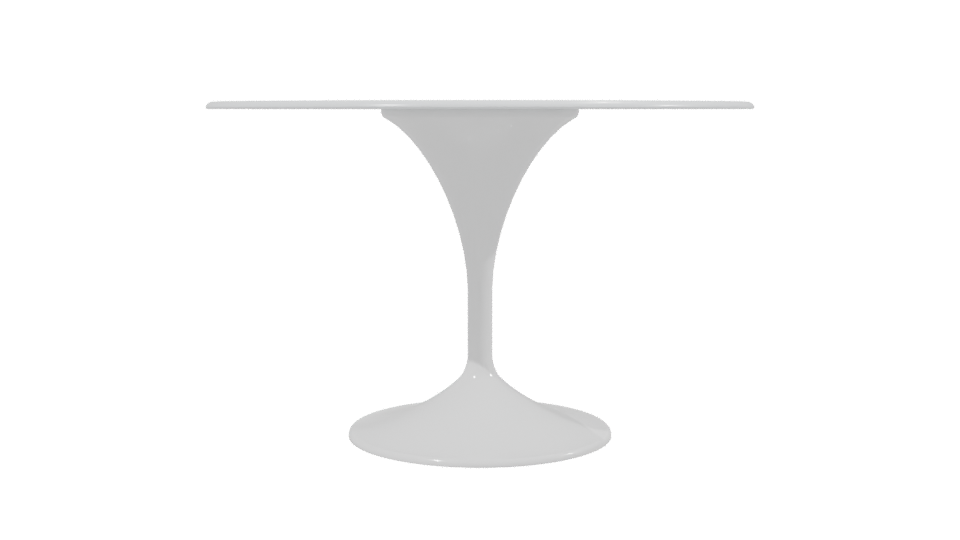 Sleek Modern Dining Table 3D - Professional 3D Model Render 2