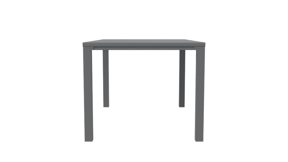 Contemporary Outdoor Dining Table 3D - Professional 3D Model Render 2