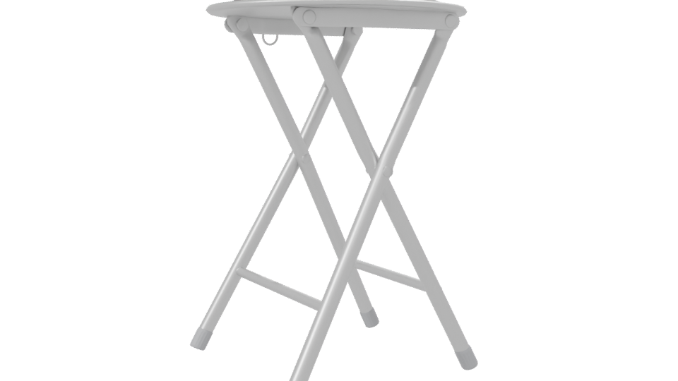 Stylish Folding Table 3D Model - Professional 3D Model Render 7