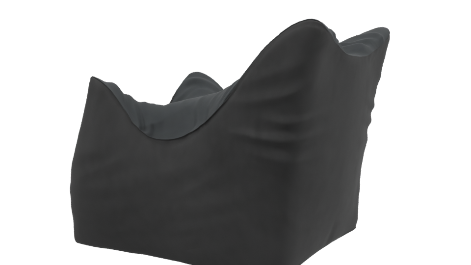 Stylish Bean Bag Chair 3D - Professional 3D Model Render 3