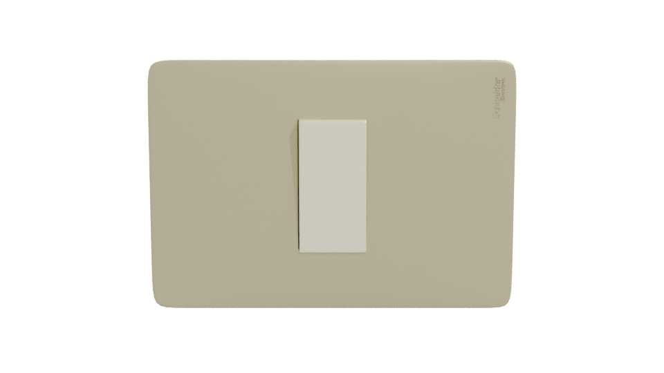 Modern Light Switch 3D Model - Professional 3D Model Render 11