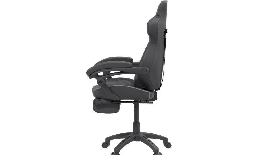 Ergonomic Gaming Chair 3D Model - Professional 3D Model Render 2