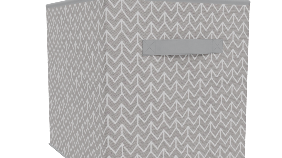 Stylish Fabric Storage Bin 3D - Professional 3D Model Render 4