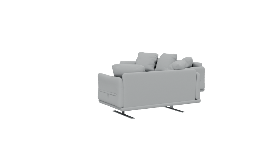 Contemporary Sectional Sofa Model - Professional 3D Model Render 13