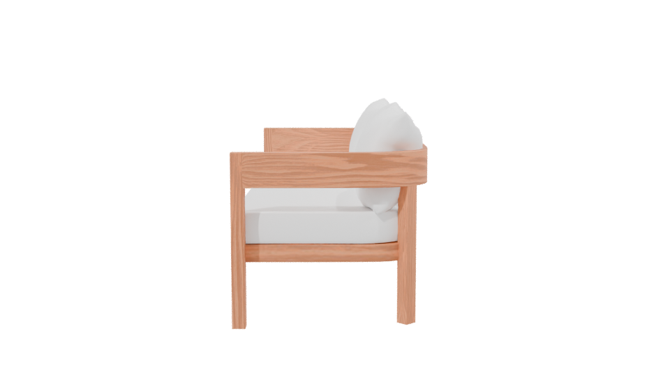 Modern Sofa 3D Model - Professional 3D Model Render 2