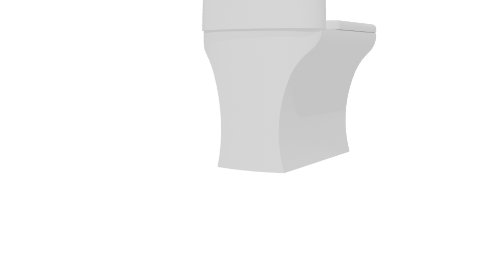 Stylish Modern Toilet 3D Model - Professional 3D Model Render 6