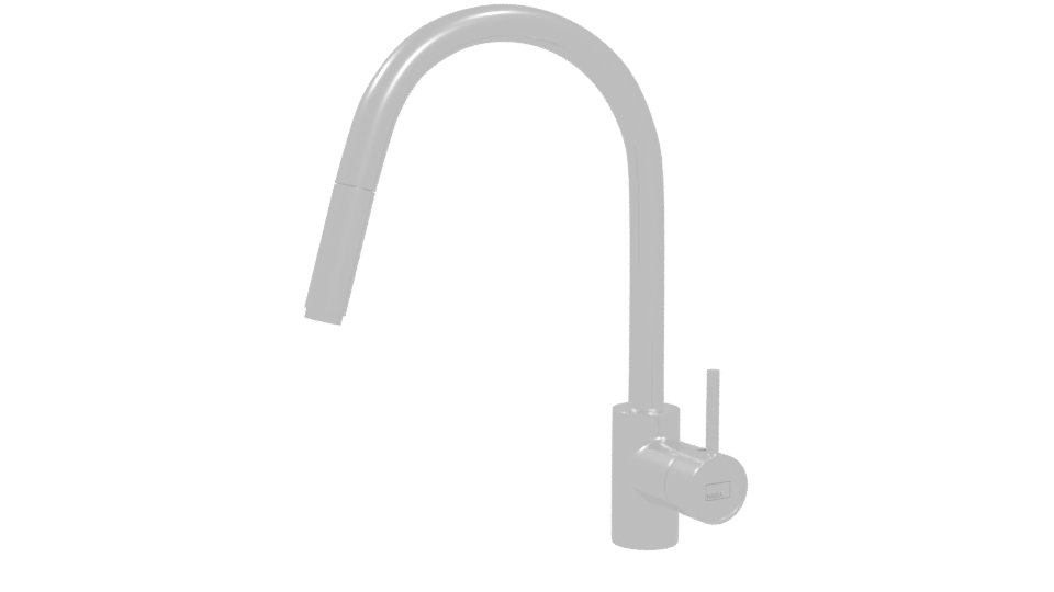 Modern Kitchen Faucet 3D Model - Professional 3D Model Render 4