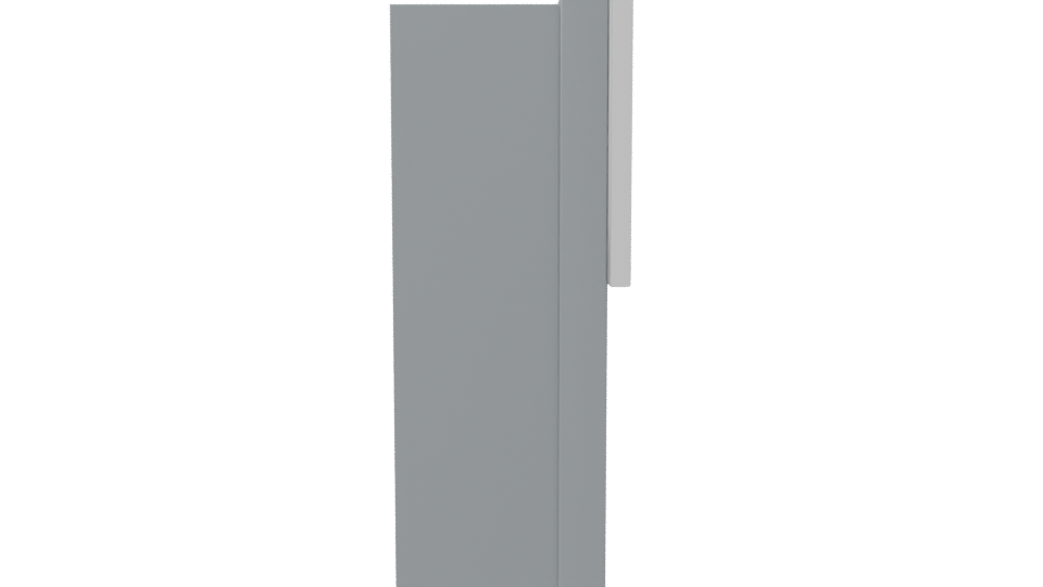 Sleek Modern Refrigerator Model - Professional 3D Model Render 8