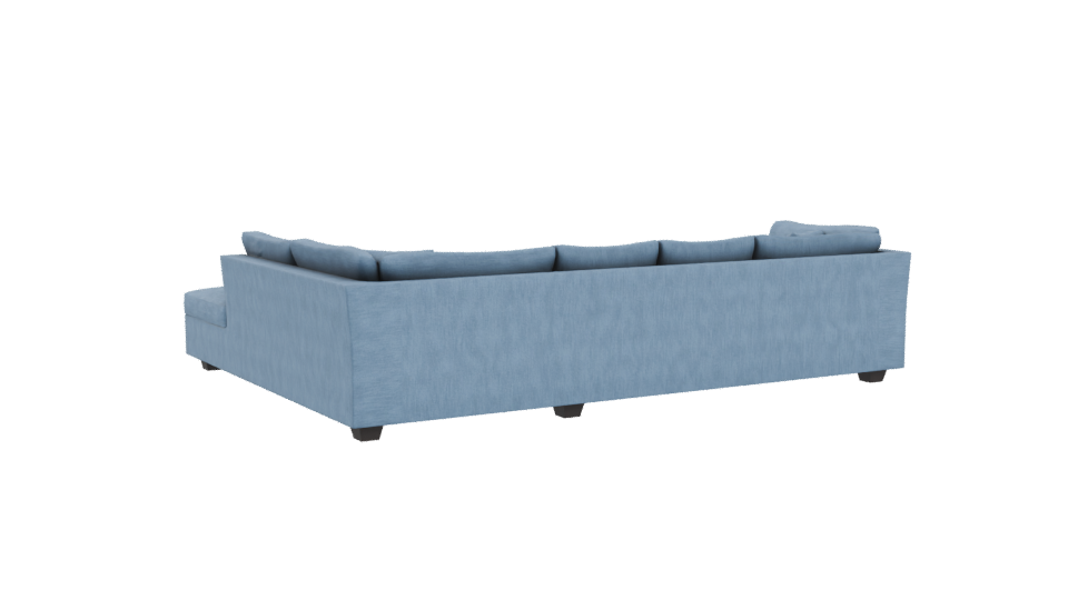Luxury L-Shaped Sofa 3D Model - Professional 3D Model Render 4