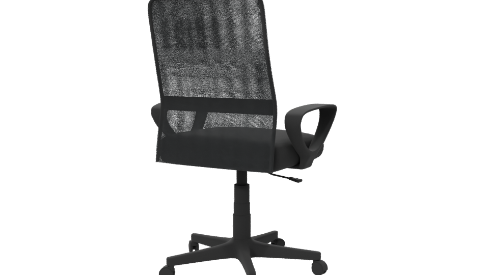 Stylish Modern Office Chair 3D - Professional 3D Model Render 6