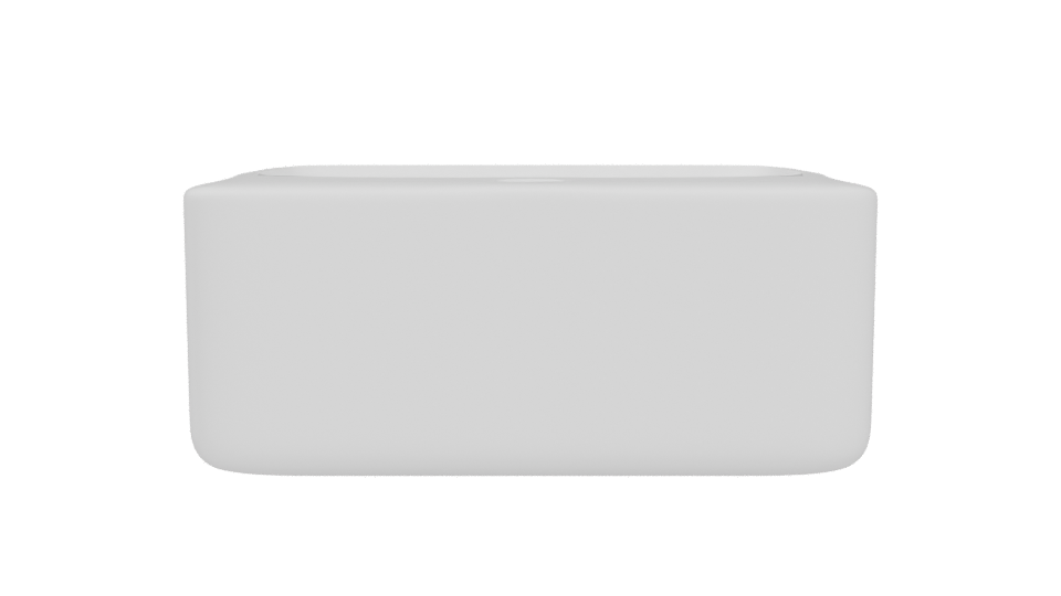 Sleek Modern Freestanding Bathtub - Professional 3D Model Render 5