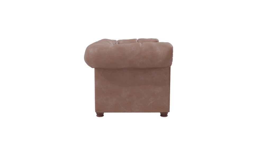 Elegant Vintage Sofa Model 3D - Professional 3D Model Render 8