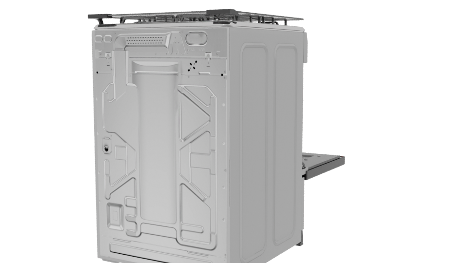 Stylish Gas Oven 3D Model - Professional 3D Model Render 6