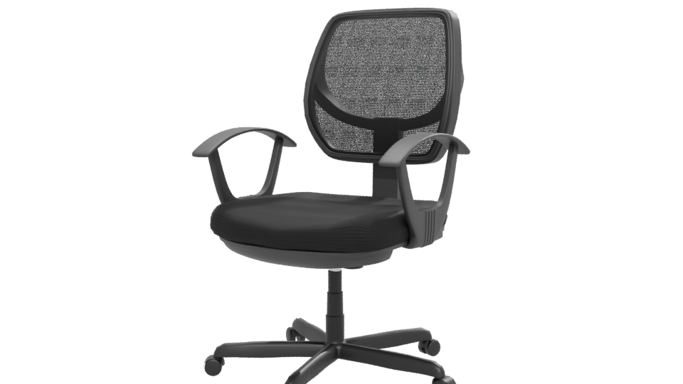Contemporary Ergonomic Office Chair 3D Model - Professional 3D Model Render 12
