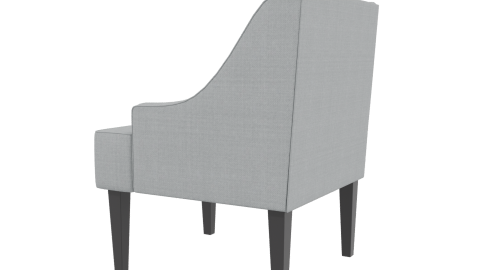 Contemporary Accent Chair 3D Model - Professional 3D Model Render 3
